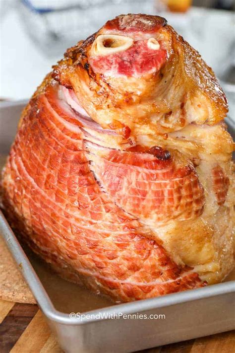 How much fat is in 1/4 spiral ham - calories, carbs, nutrition