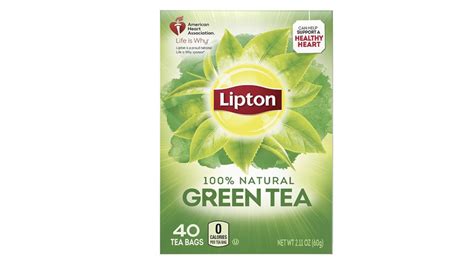 How much fat is in 100% natural green tea - calories, carbs, nutrition
