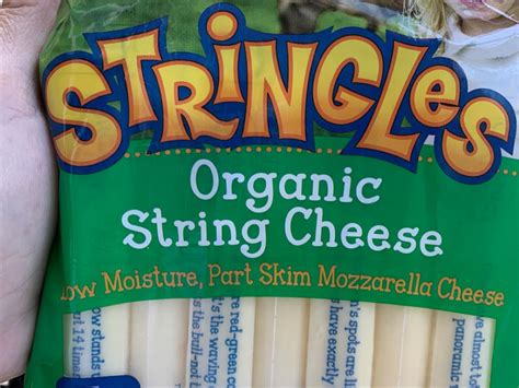 How much fat is in 100% natural string cheese - calories, carbs, nutrition