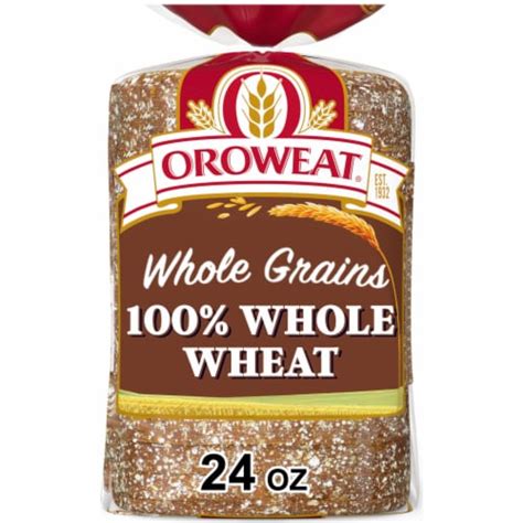 How much fat is in 100% whole wheat - calories, carbs, nutrition