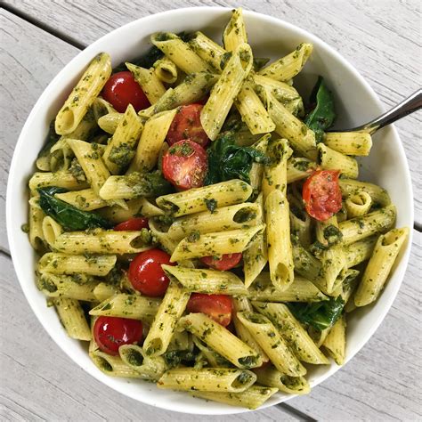 How much fat is in 150 basil pesto veggie penne - calories, carbs, nutrition