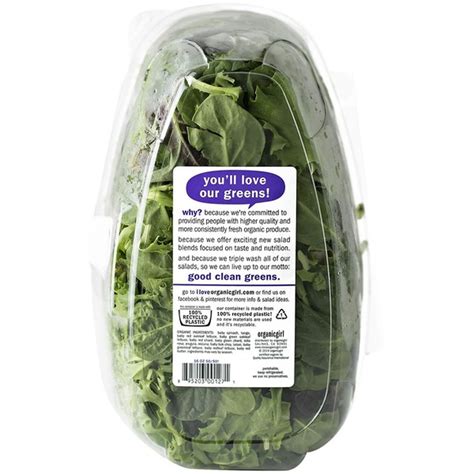 How much fat is in 50 spring mix 50 baby spinach - calories, carbs, nutrition