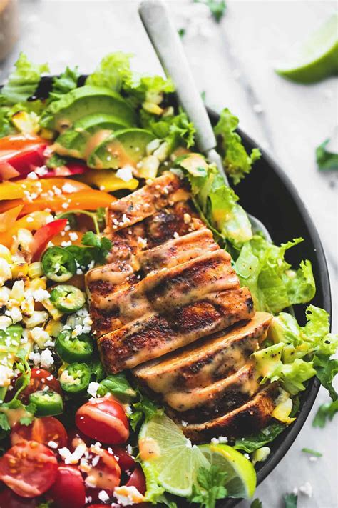 How much fat is in 99 fiesta grilled chicken salad - calories, carbs, nutrition