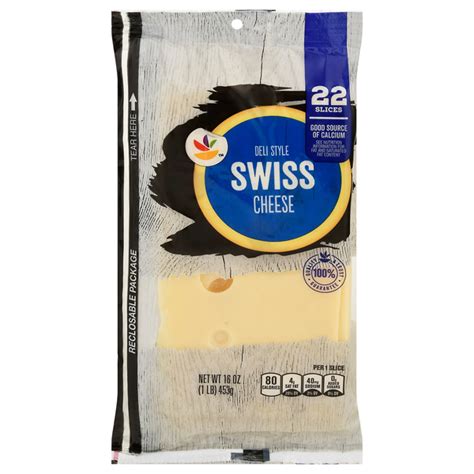 How much fat is in aged swiss - calories, carbs, nutrition
