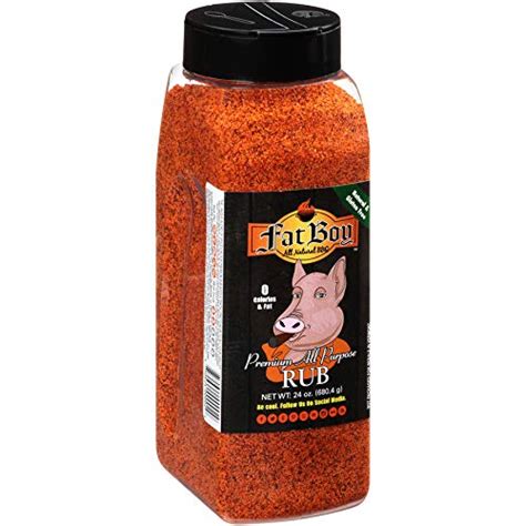 How much fat is in all purpose rub seasoning - calories, carbs, nutrition