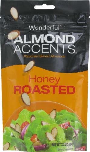 How much fat is in almond accents honey roasted - calories, carbs, nutrition