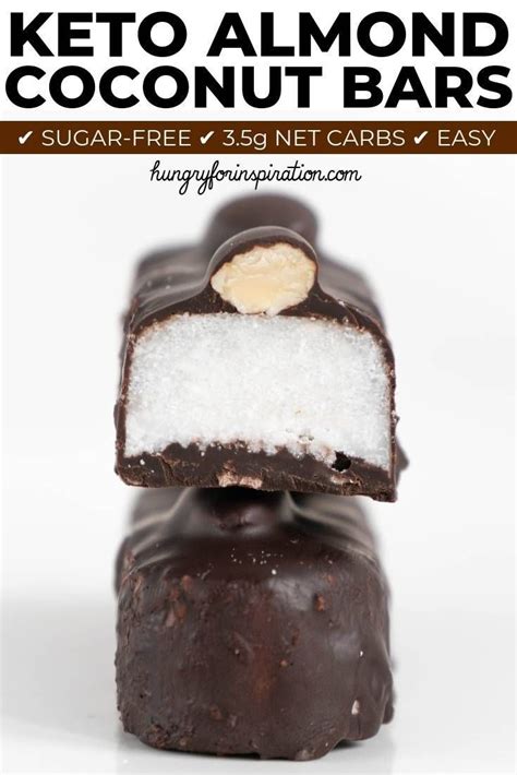 How much fat is in almond and coconut bar - calories, carbs, nutrition
