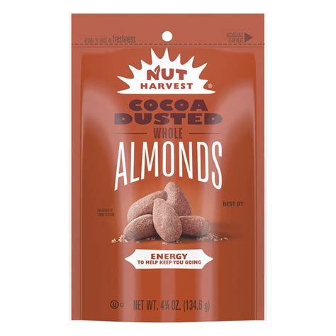How much fat is in almond cocoa harvest bar - calories, carbs, nutrition