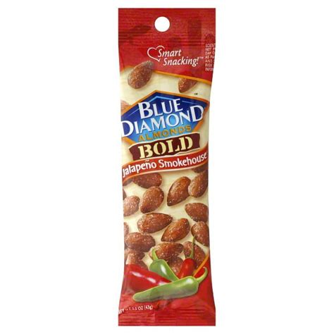 How much fat is in almonds bold jalapeno smokehouse - calories, carbs, nutrition