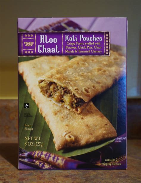 How much fat is in aloo chaat kati pouches - calories, carbs, nutrition