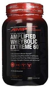 How much fat is in amplified wheybolic extreme 60 (chocolate) - calories, carbs, nutrition