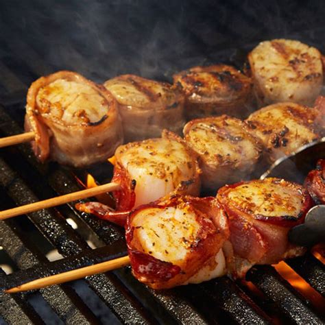 How much fat is in appetizer bacon wrapped scallop conv bbq sauce 1 ea - calories, carbs, nutrition