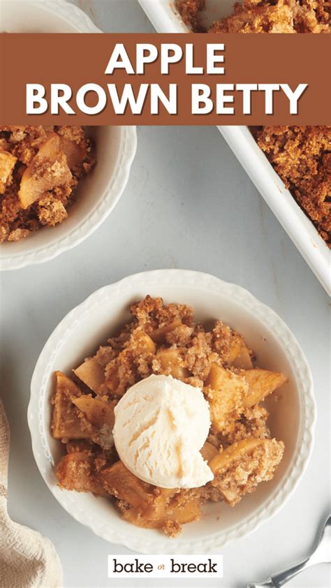 How much fat is in apple brown betty - calories, carbs, nutrition