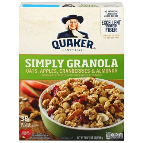 How much fat is in apple cranberry almond oatmeal - calories, carbs, nutrition