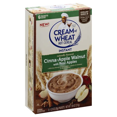 How much fat is in apple nut creamy wheat - calories, carbs, nutrition