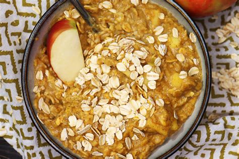 How much fat is in apple pumpkin oatmeal - calories, carbs, nutrition