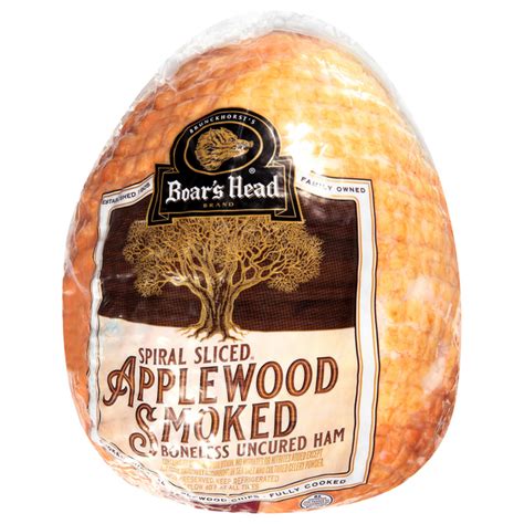 How much fat is in applewood smoked ham - calories, carbs, nutrition