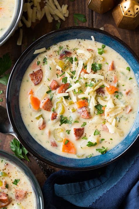 How much fat is in artisan creamy potato with sausage & kale - calories, carbs, nutrition