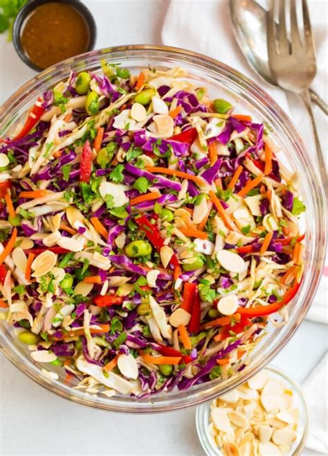 How much fat is in asian cabbage salad - calories, carbs, nutrition