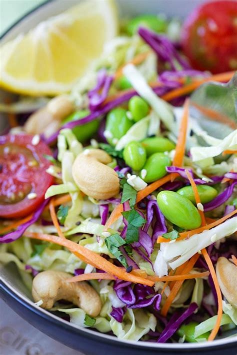 How much fat is in asian slaw - calories, carbs, nutrition