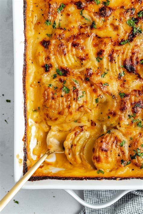 How much fat is in au gratin potato - calories, carbs, nutrition