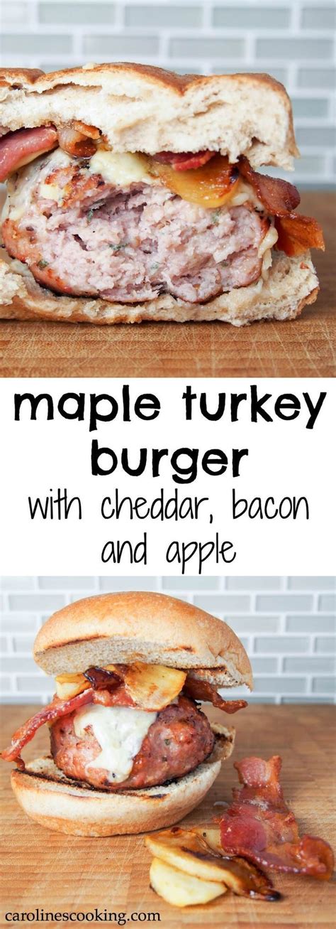 How much fat is in autumn turkey burger with peppered maple bacon - calories, carbs, nutrition