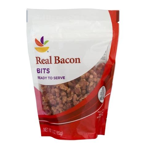 How much fat is in bacon bits real 1 oz - calories, carbs, nutrition