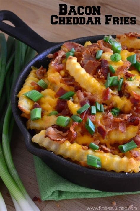 How much fat is in bacon cheddar fries - calories, carbs, nutrition