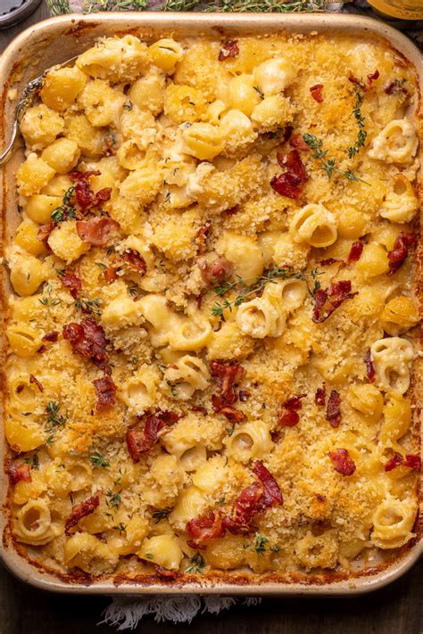 How much fat is in bacon mac and cheese with gruyere - calories, carbs, nutrition