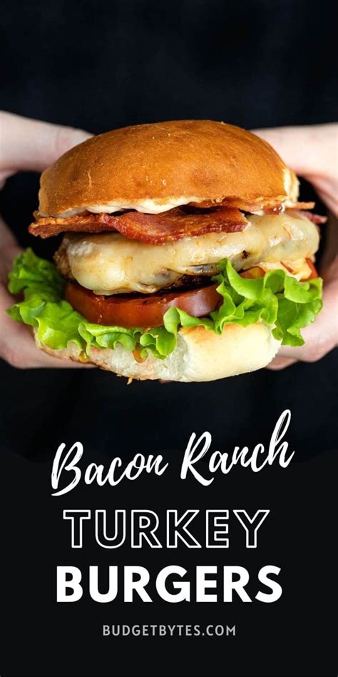 How much fat is in bacon ranch turkey burger - calories, carbs, nutrition