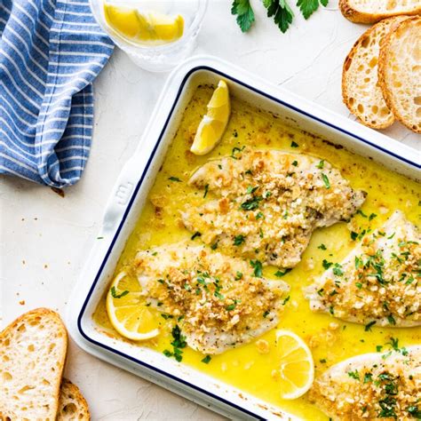 How much fat is in baked flounder english style - calories, carbs, nutrition