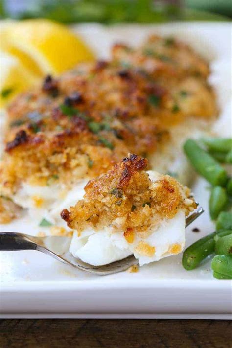 How much fat is in baked haddock with parmesan crumb crust - calories, carbs, nutrition