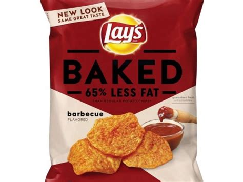 How much fat is in baked lays - bbq - calories, carbs, nutrition