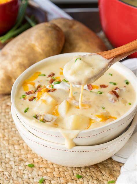 How much fat is in baked potato soup - calories, carbs, nutrition