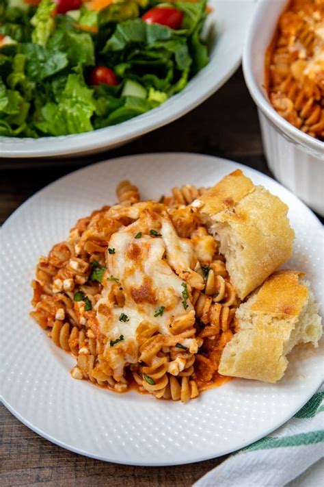 How much fat is in baked rotini - calories, carbs, nutrition