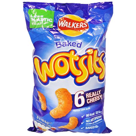How much fat is in baked wotsits - calories, carbs, nutrition