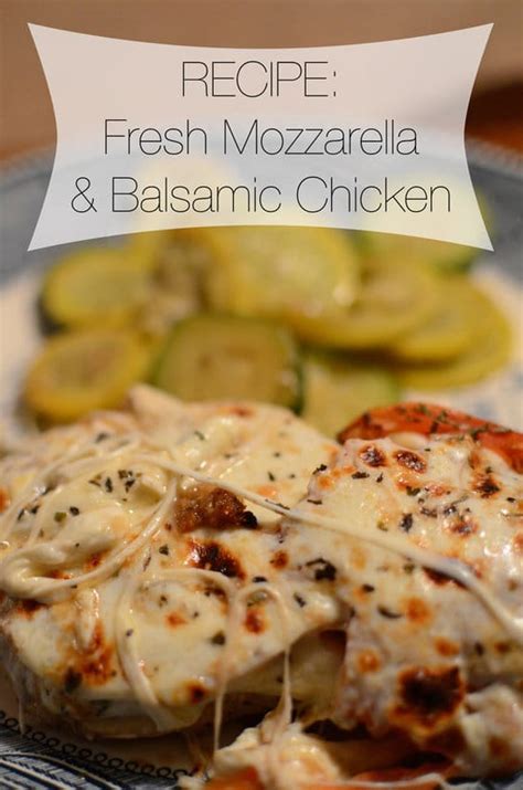 How much fat is in balsamic chicken with fresh mozzarella - calories, carbs, nutrition