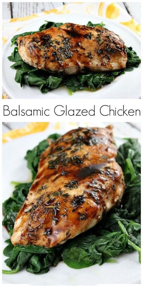 How much fat is in balsamic glazed chicken - calories, carbs, nutrition