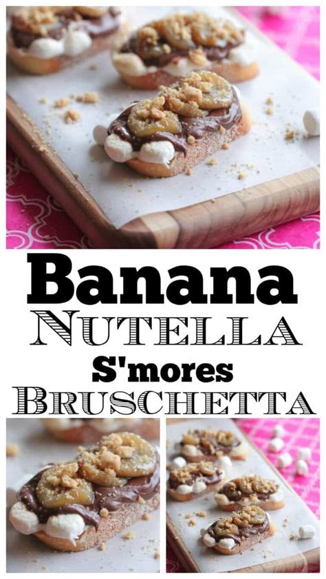 How much fat is in banana bruschetta - calories, carbs, nutrition