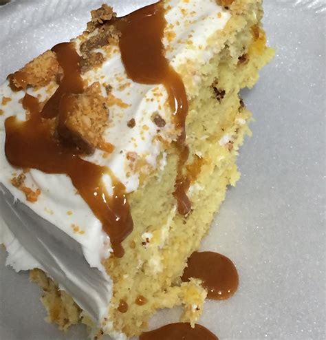 How much fat is in banana butterfinger cake - calories, carbs, nutrition