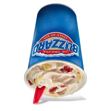 How much fat is in banana split blizzard small - calories, carbs, nutrition