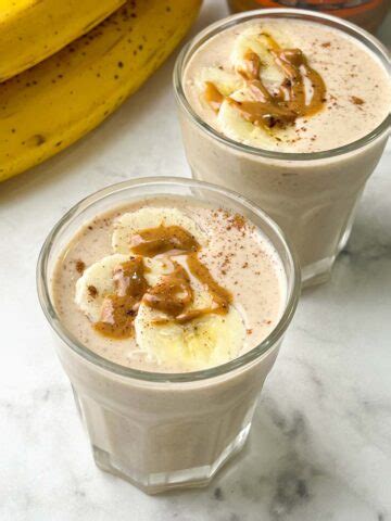 How much fat is in banana-peanut butter smoothie - calories, carbs, nutrition