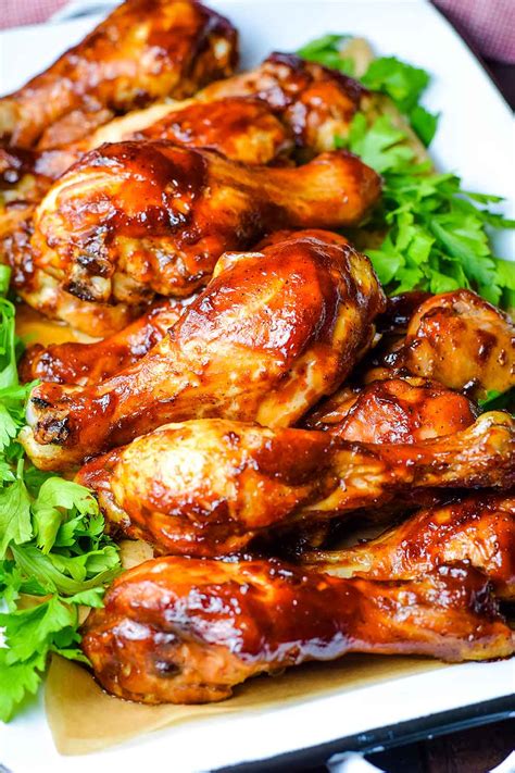 How much fat is in bbq chicken drumsticks - calories, carbs, nutrition