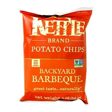 How much fat is in bbq kettle chips (30876.5) - calories, carbs, nutrition