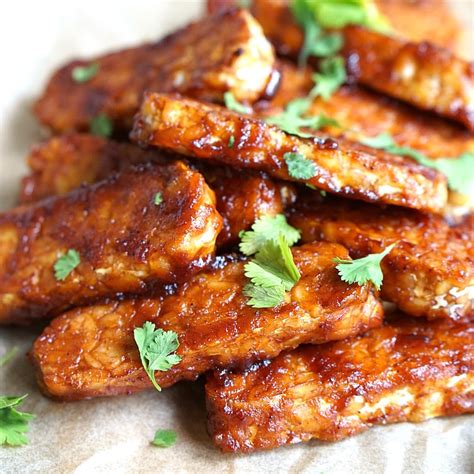 How much fat is in bbq tempeh - calories, carbs, nutrition