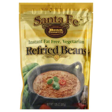 How much fat is in beans black santa fe 1/2 cup - calories, carbs, nutrition