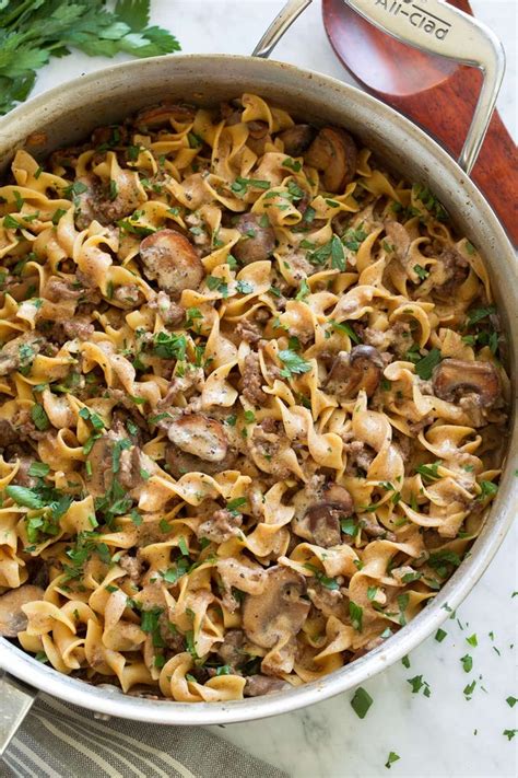 How much fat is in beef stroganoff over egg noodles, green beans (400hs) - calories, carbs, nutrition