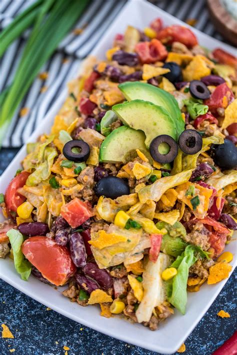 How much fat is in beef taco salad (4021.8) - calories, carbs, nutrition