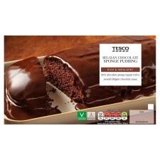 How much fat is in belgian chocolate sponge puddings - calories, carbs, nutrition