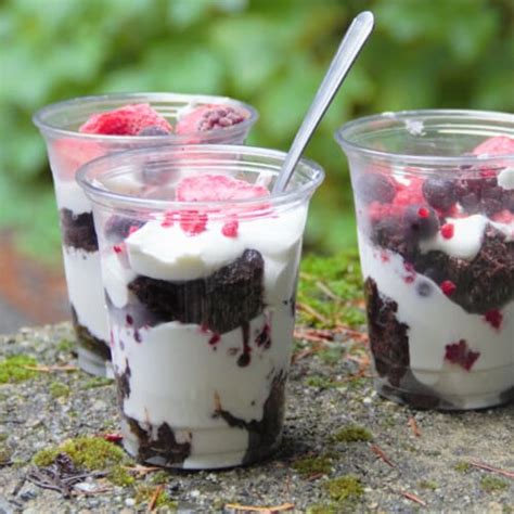 How much fat is in berry brownie parfait (9oz) - calories, carbs, nutrition